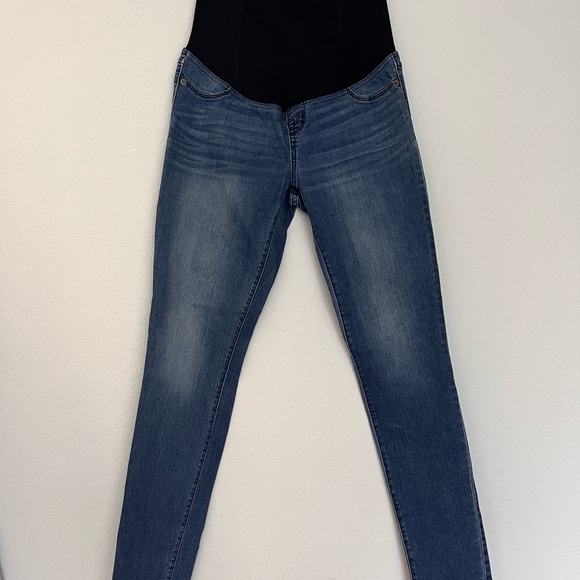 Isabel Maternity by Ingrid & Isabel Blue Straight Leg Jeans - Picture 1 of 6